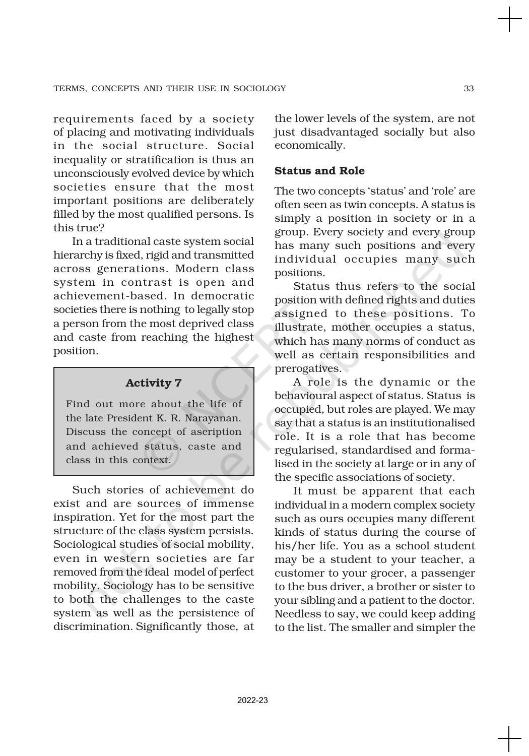 NCERT Book for Class 11 Sociology (Part-I) Chapter 2 Terms, Concepts and Their Use in Sociology - Page 10