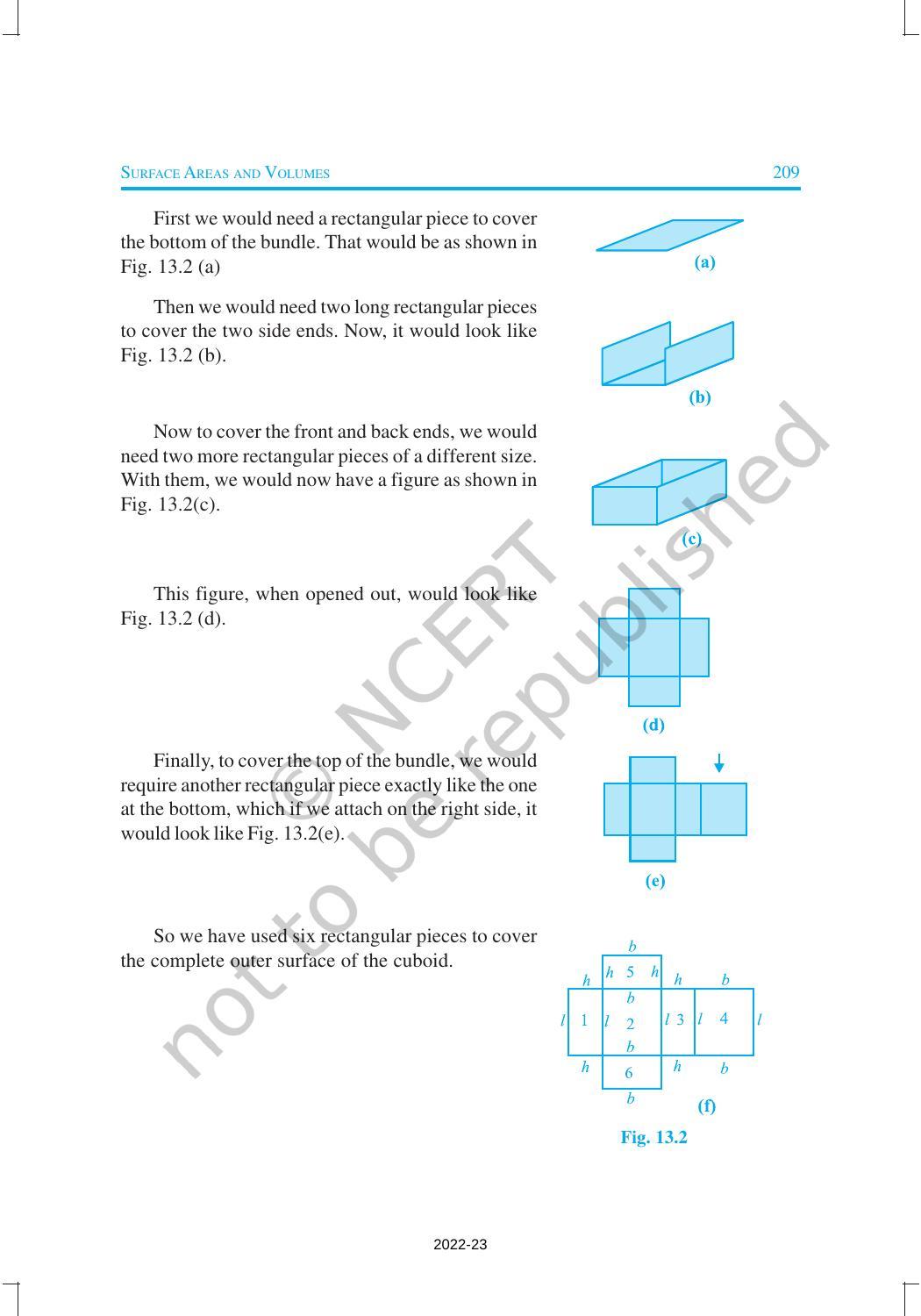 NCERT Book for Class 9 Maths Chapter 13 Surface Areas and Volumes - Page 2