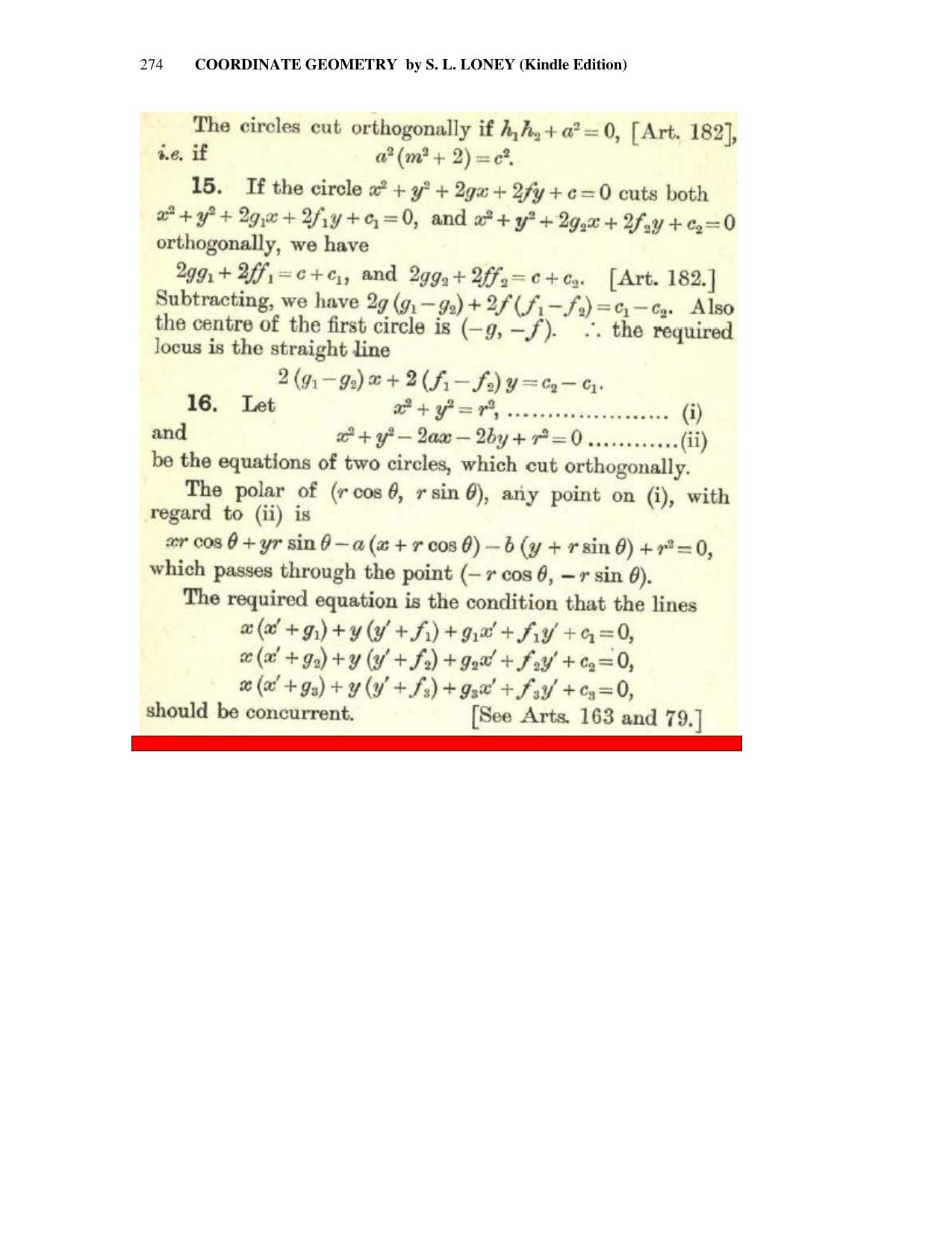 Chapter 9: Systems Of Circle - SL Loney Solutions: The Elements of Coordinate Geometry - Page 9