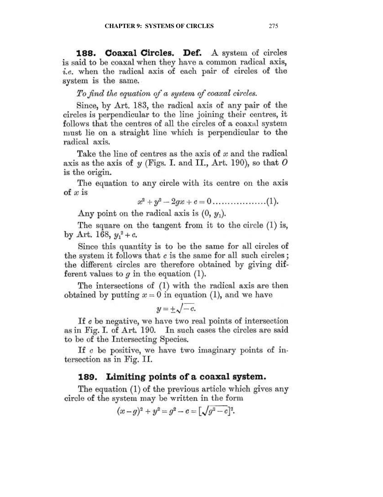 Chapter 9: Systems Of Circle - SL Loney Solutions: The Elements of Coordinate Geometry - Page 10