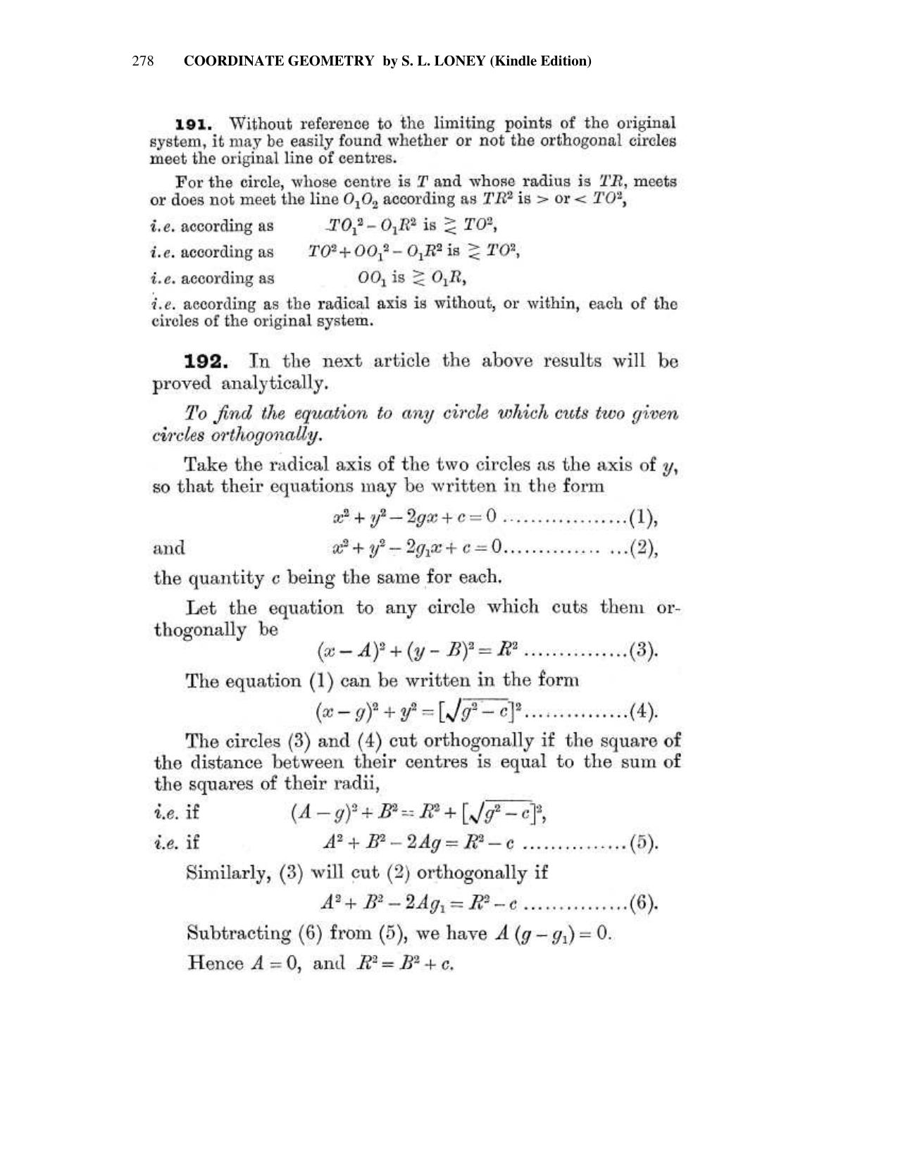Chapter 9: Systems Of Circle - SL Loney Solutions: The Elements of Coordinate Geometry - Page 13