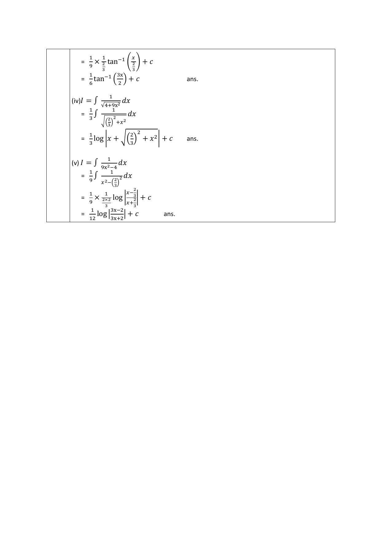 CBSE Worksheets for Class 12 Maths Integration Assignment 3 - Page 9