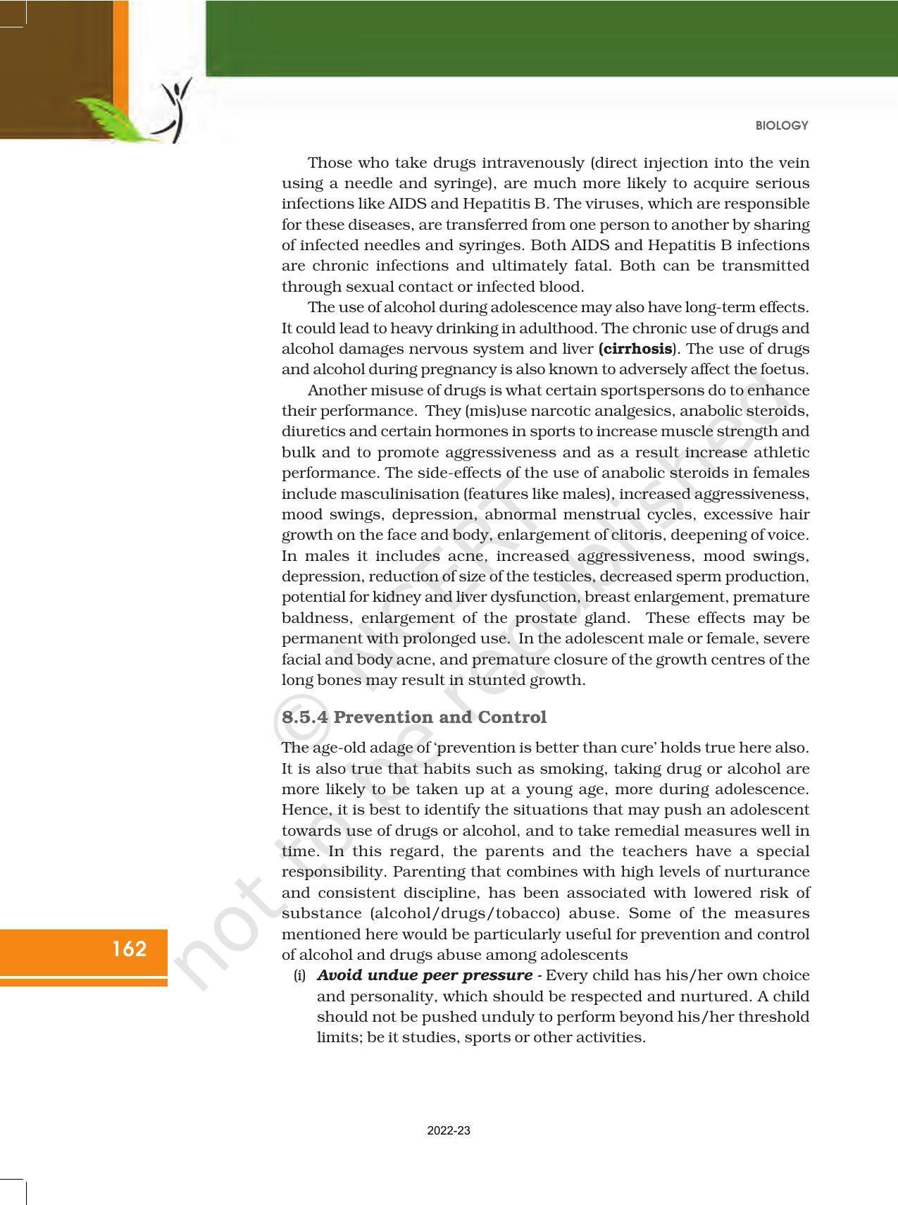 NCERT Book for Class 12 Biology Chapter 8 Human Health and Disease - Page 20