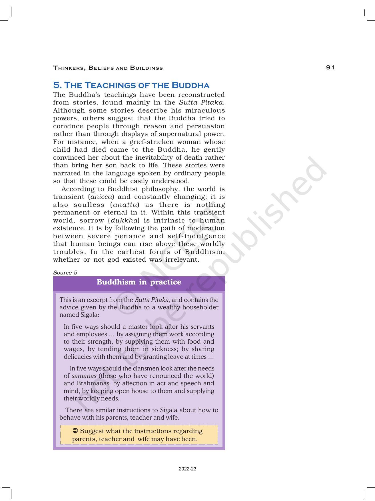 NCERT Book For Class 12 History Chapter 4 Thinkers, Beliefs