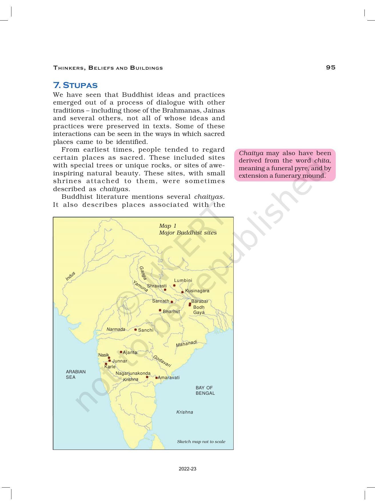 NCERT Book For Class 12 History (Part-1) Chapter 4 Thinkers, Beliefs ...