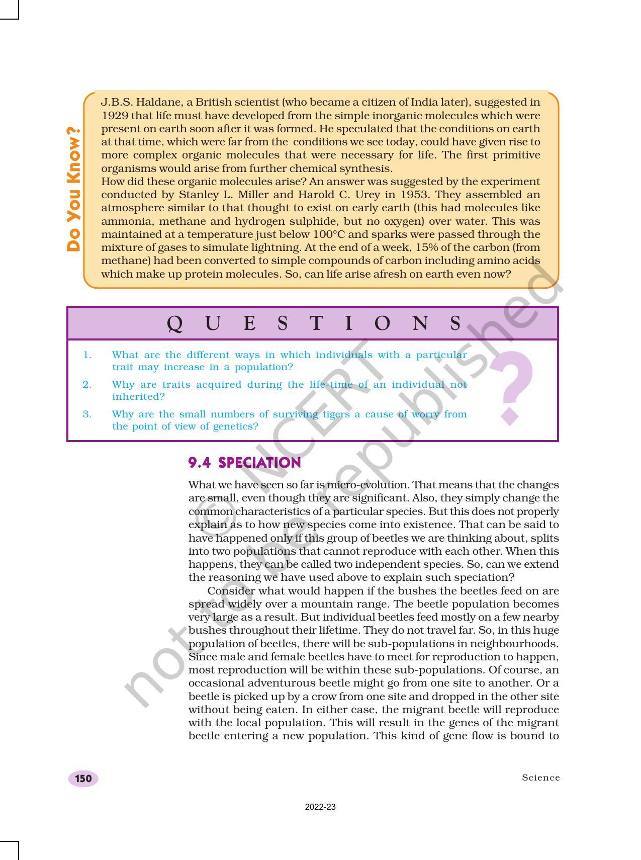 NCERT Book for Class 10 Science Chapter 9 Heredity and Evolution - Page 9