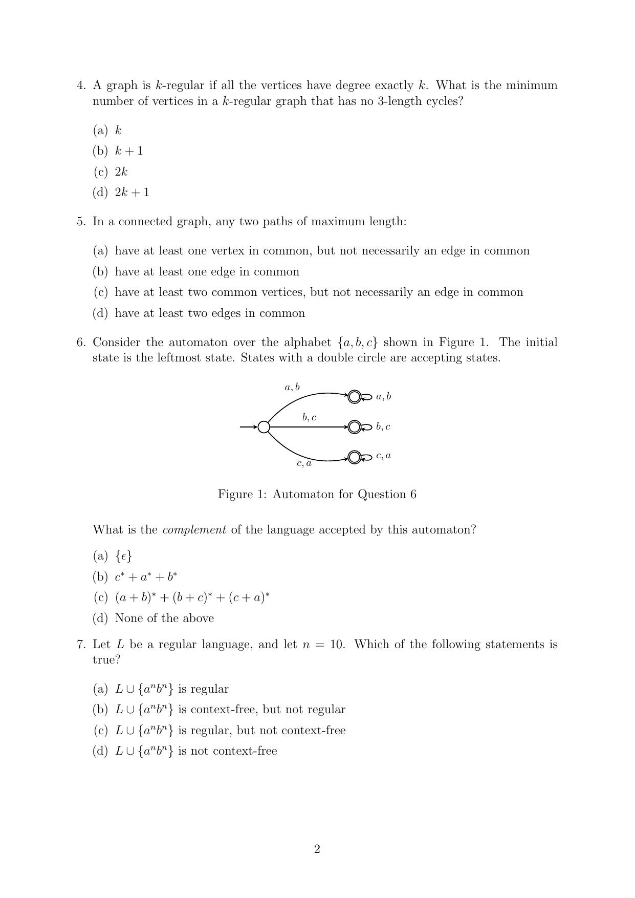 phd mathematics question papers