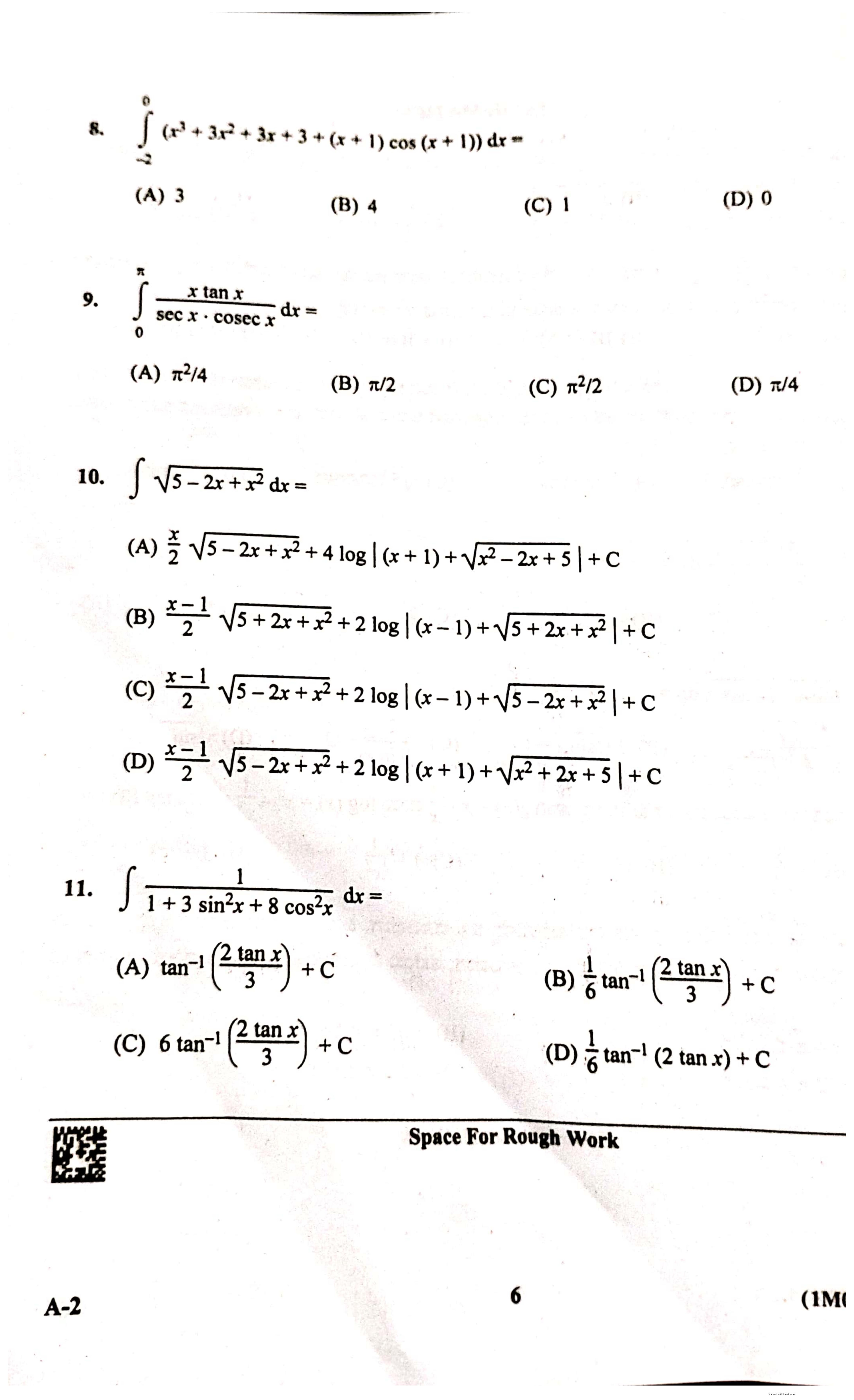KCET 2023 Mathematics Set A-2 Question Paper - Page 2