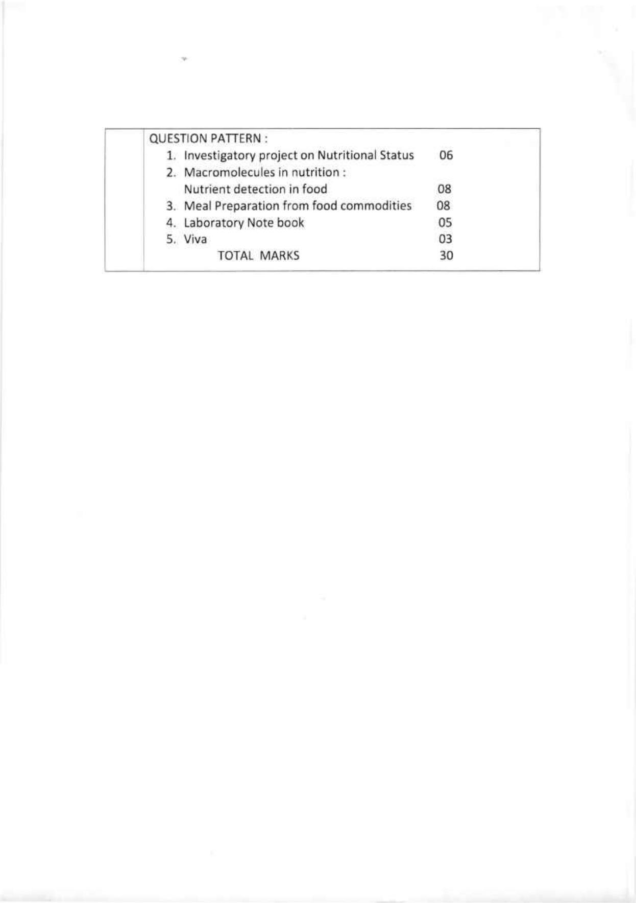 WBCHSE Class 11 & 12 Syllabus for Nutrition (NUTN) (SET III) - Page 12