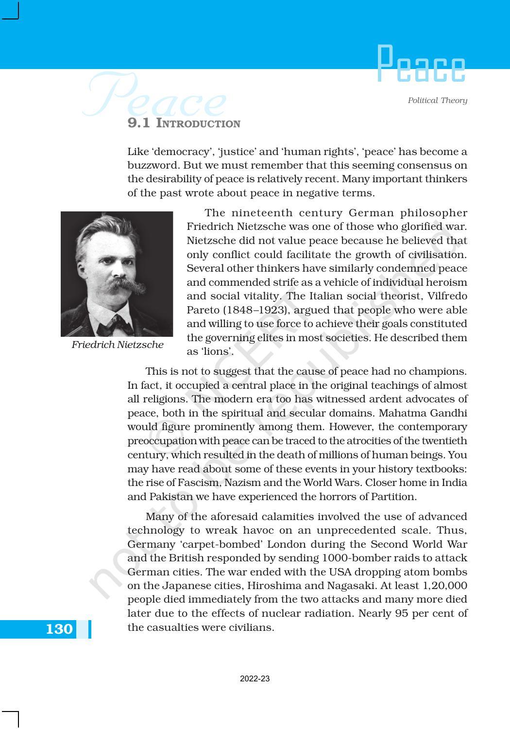 NCERT Book for Class 11 Political Science (Political Theory) Chapter 9 Peace - Page 2