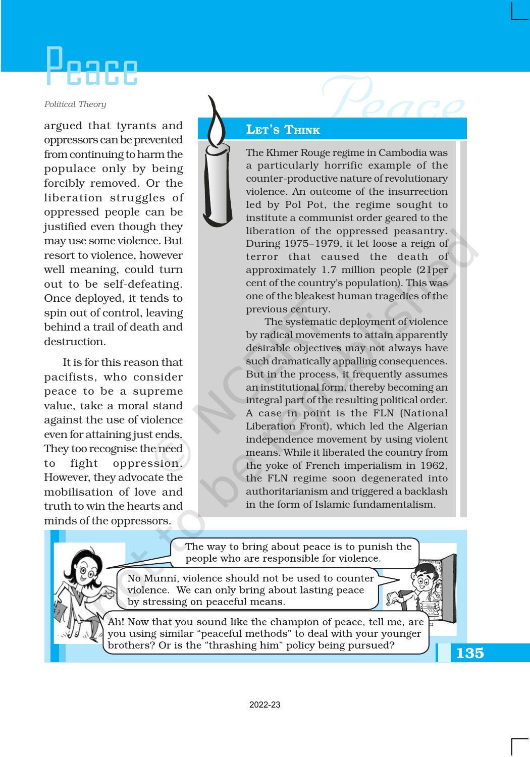 NCERT Book for Class 11 Political Science (Political Theory) Chapter 9 Peace - Page 7