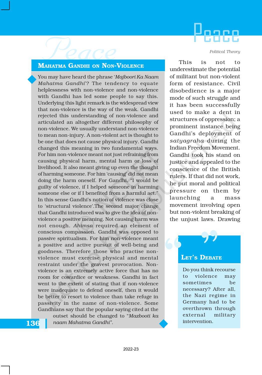 NCERT Book for Class 11 Political Science (Political Theory) Chapter 9 Peace - Page 8