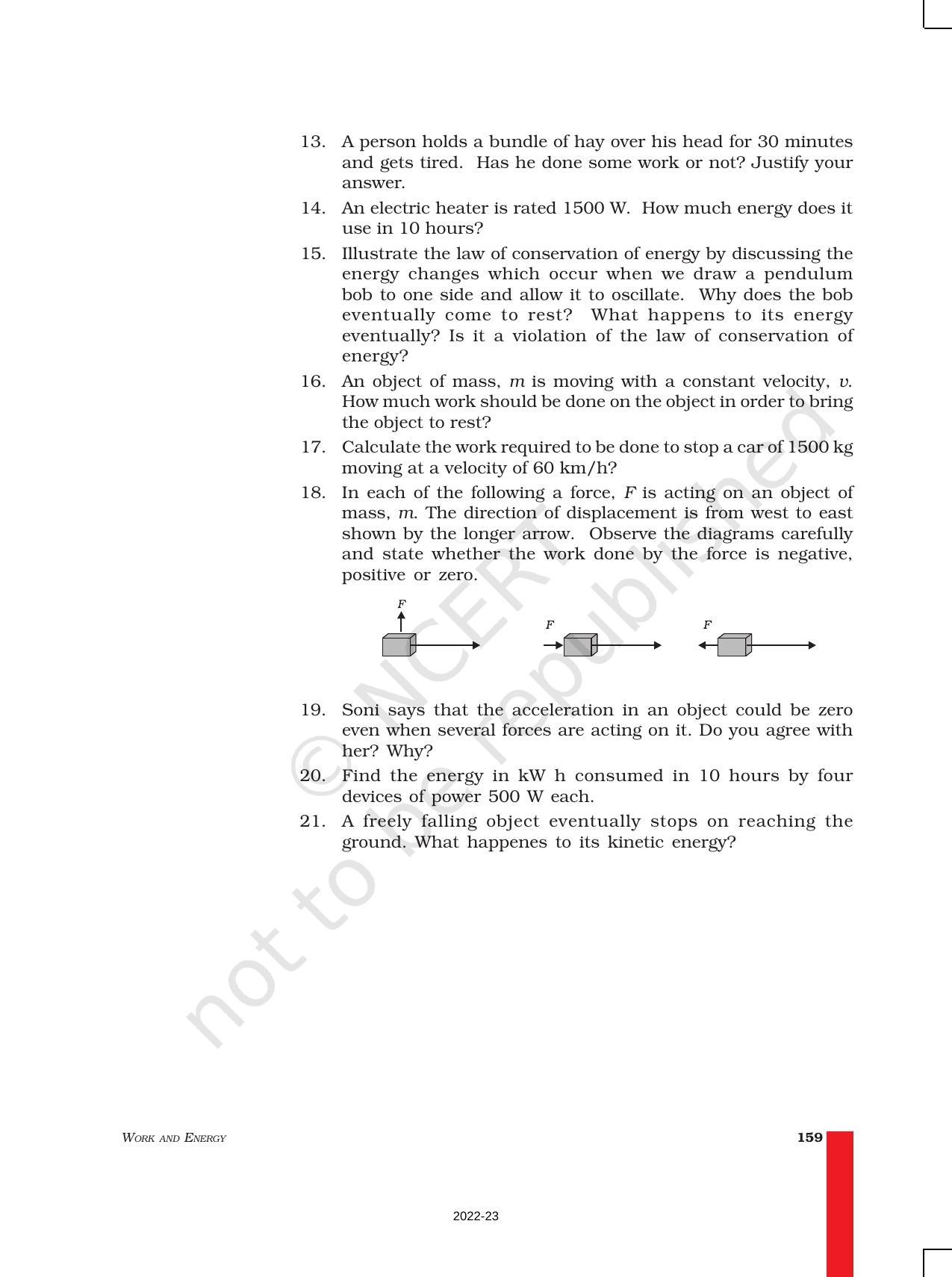 NCERT Book for Class 9 Science Chapter 11 Work and Energy - Page 14