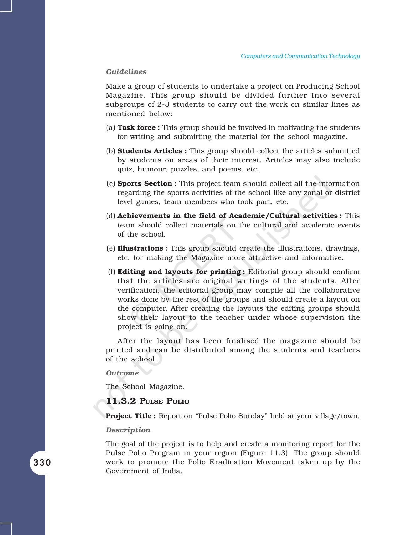 NCERT Book for Class 11 Computers Chapter 11 Project-Based Learning - Page 6