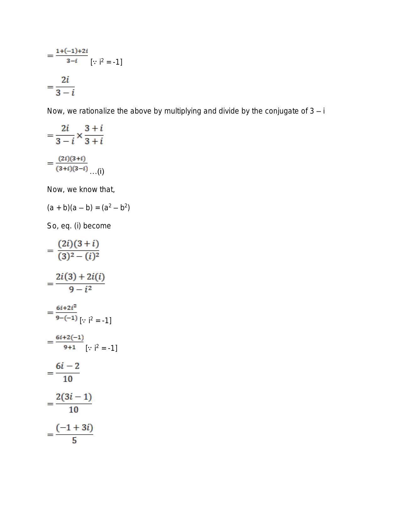 Chapter 5: Complex Numbers and Quadratic Equations: RS Aggarwal Class 11 Solutions  - Page 48