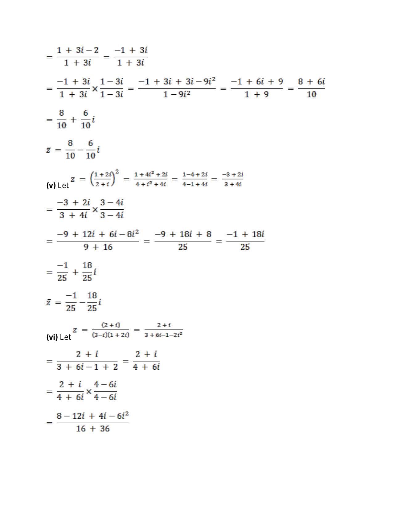 Chapter 5: Complex Numbers and Quadratic Equations: RS Aggarwal Class 11 Solutions  - Page 97
