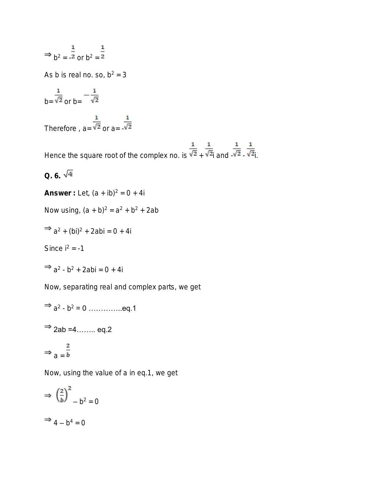 Chapter 5: Complex Numbers and Quadratic Equations: RS Aggarwal Class 11 Solutions  - Page 156