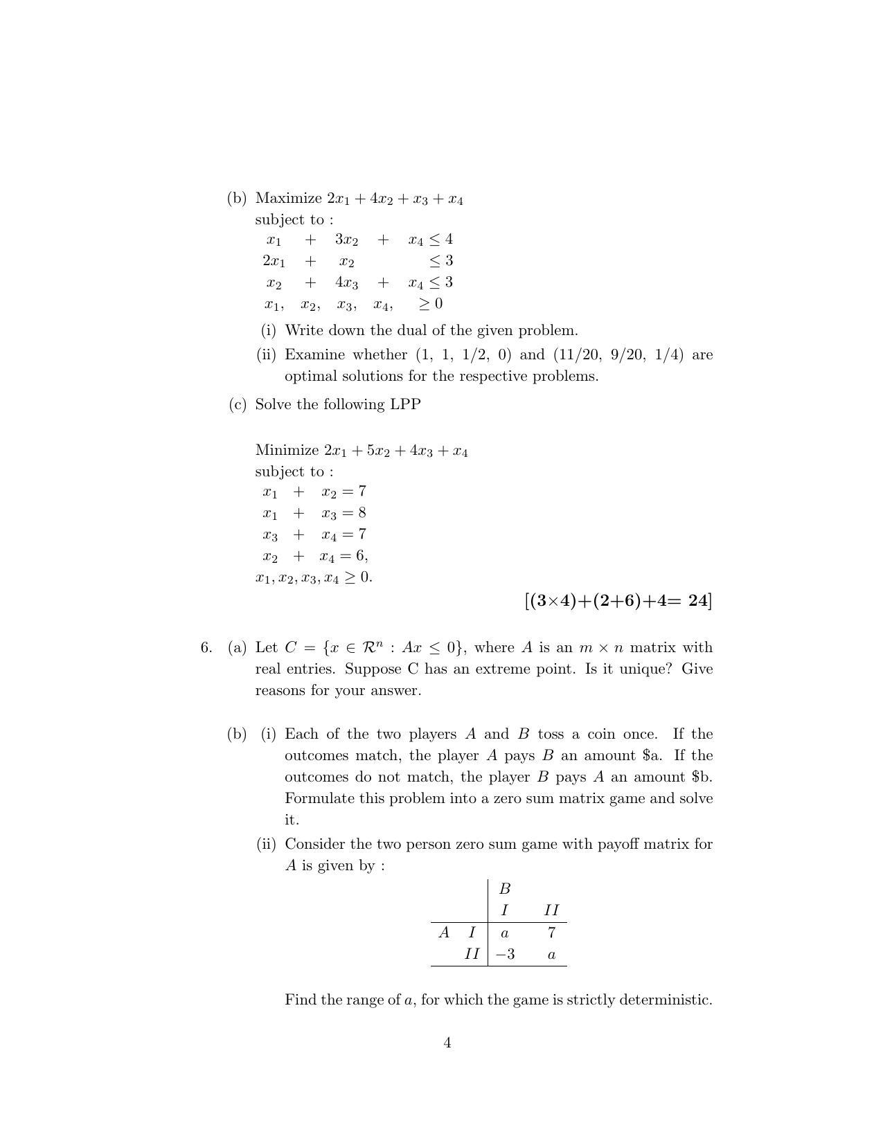 ISI Admission Test JRF In Quality, Reliability And Operations Research ...