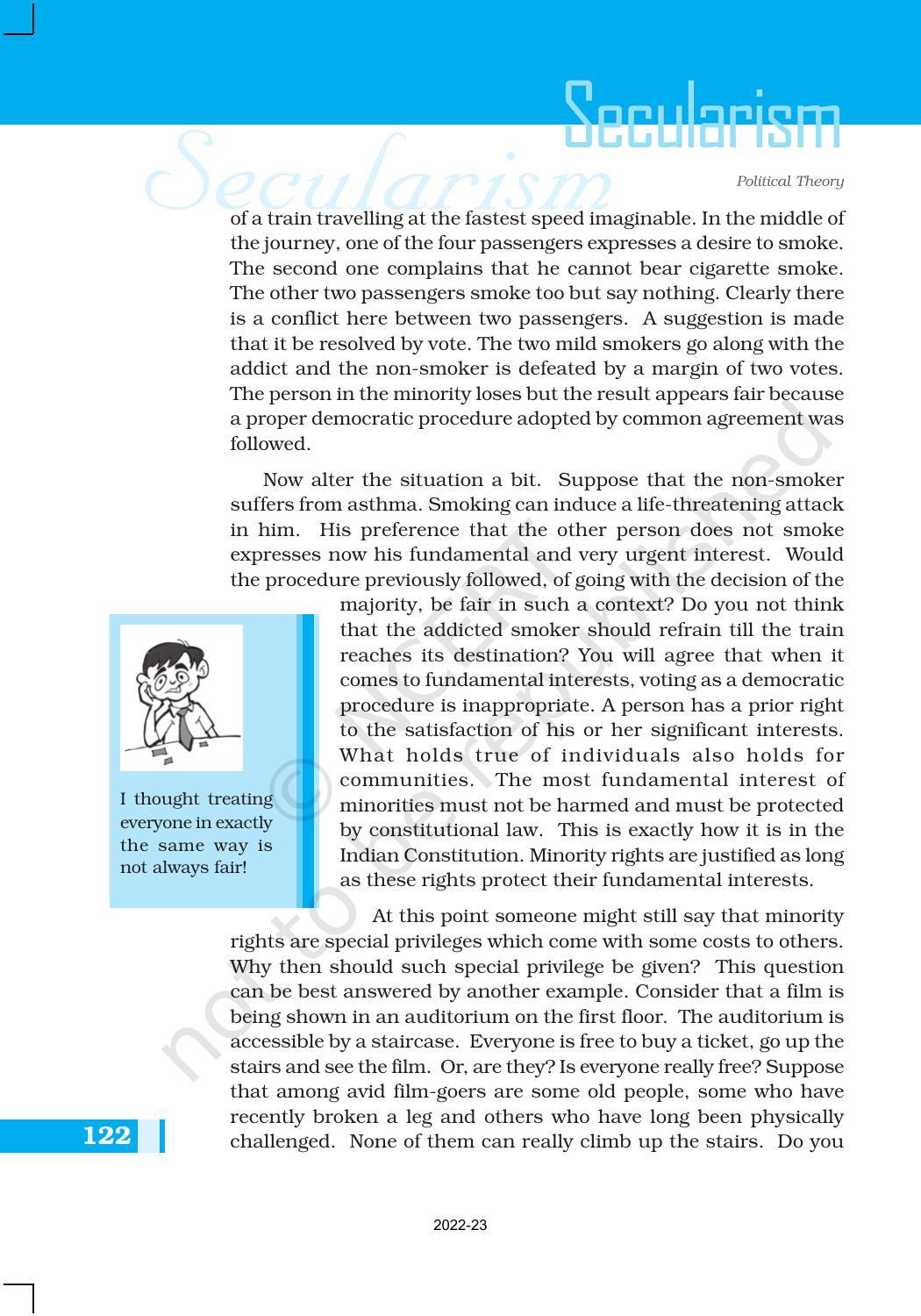 NCERT Book for Class 11 Political Science (Political Theory) Chapter 8 Secularism - Page 12