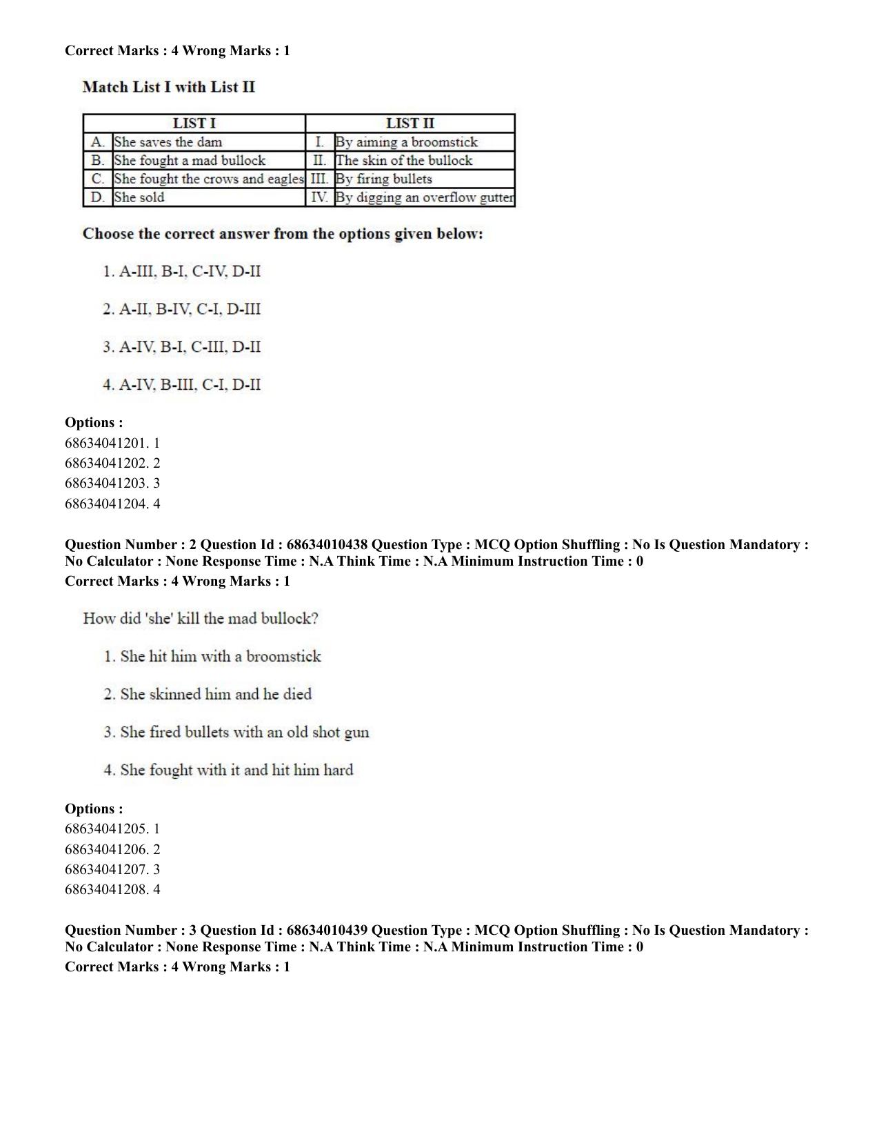 CUET PG 2023:COQP14 – LLM (Eng.)-Shift 1 (09-06-2023) Question Paper - Page 5