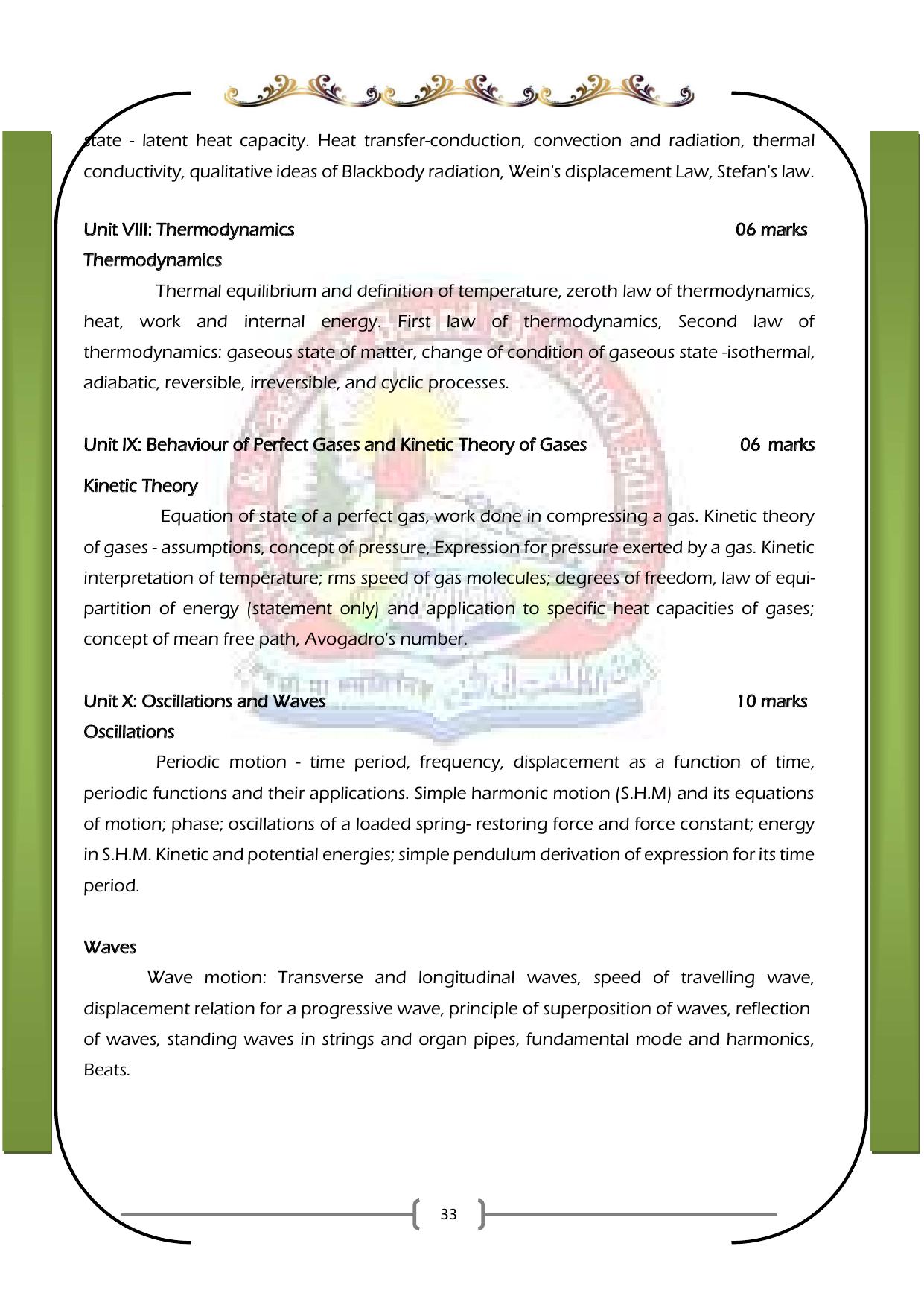 JKBOSE Class 11 Syllabus for JK & Ladakh (2024-25) - Page 41