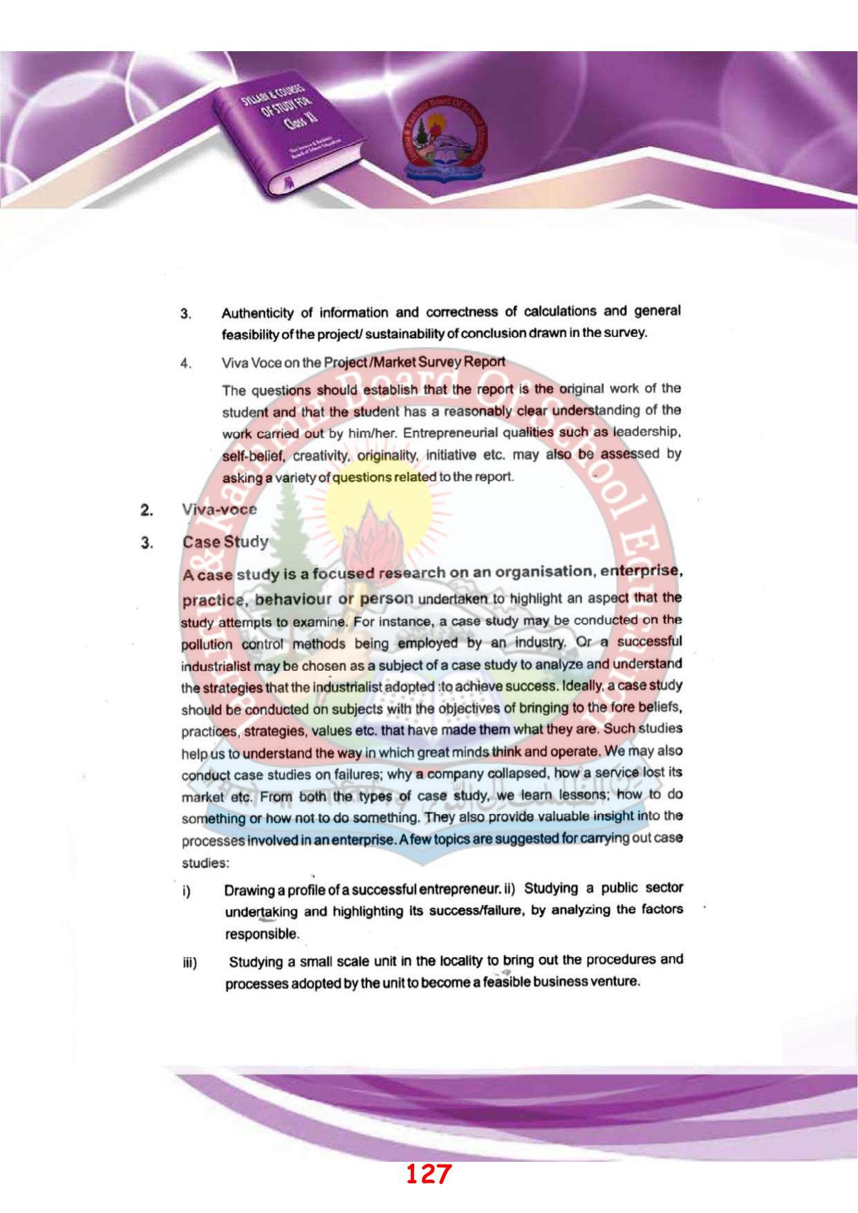 JKBOSE Class 11 Syllabus for JK & Ladakh (2024-25) - Page 135
