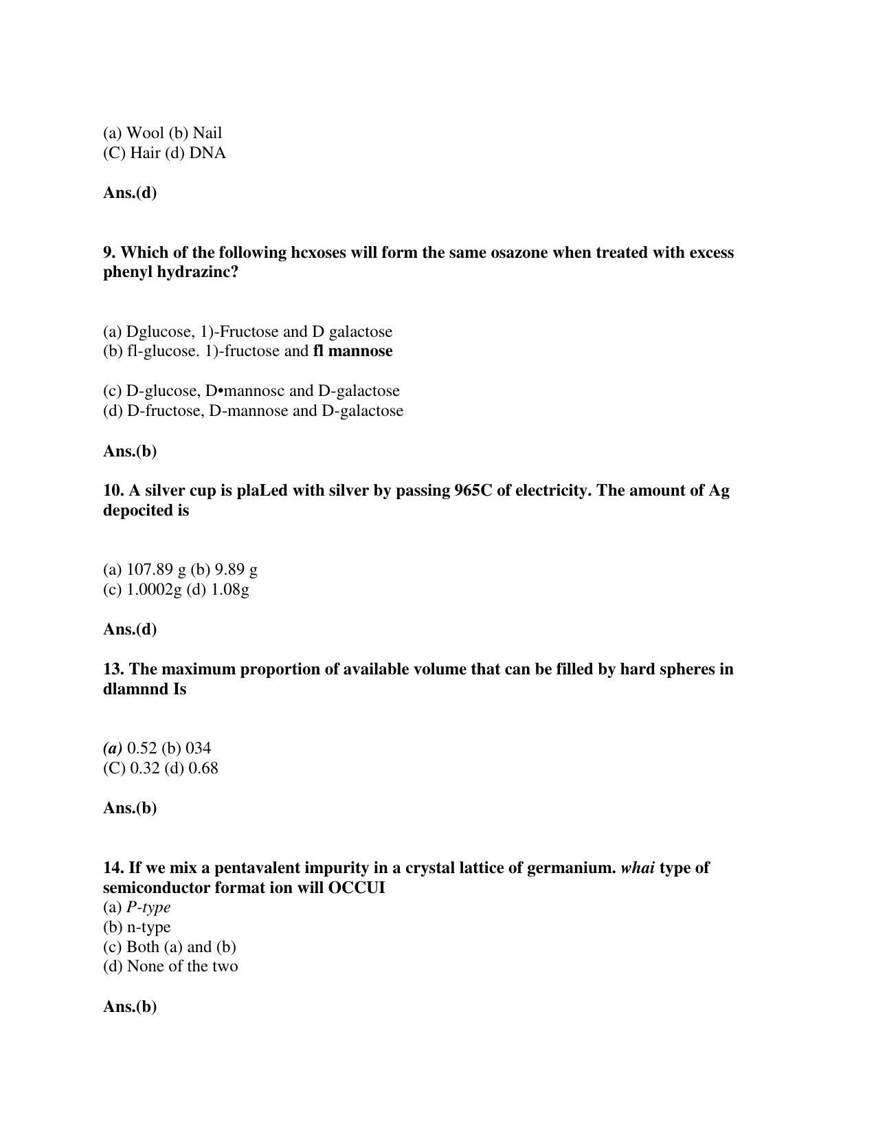 BCECE Previous Year Papers 2012 Chemistry with Answer Key - Page 2