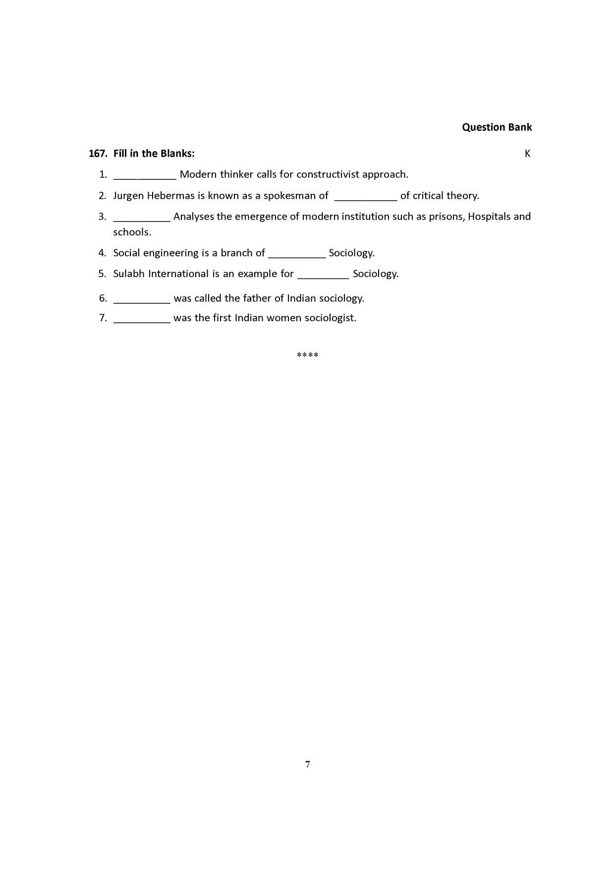 Karnataka 1st PUC Question Bank for Sociology - Page 15