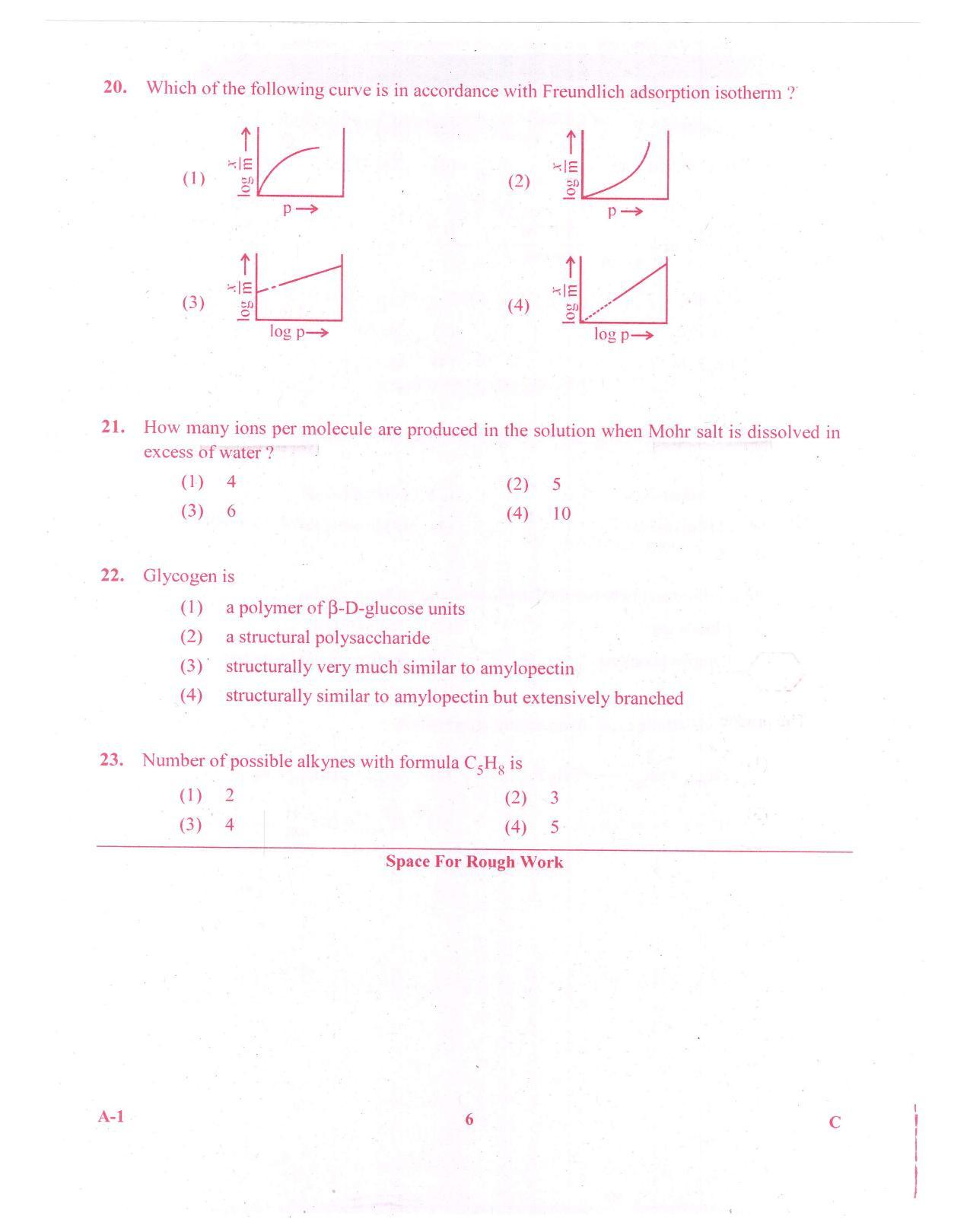 KCET Chemistry 2015 Question Papers - Page 6