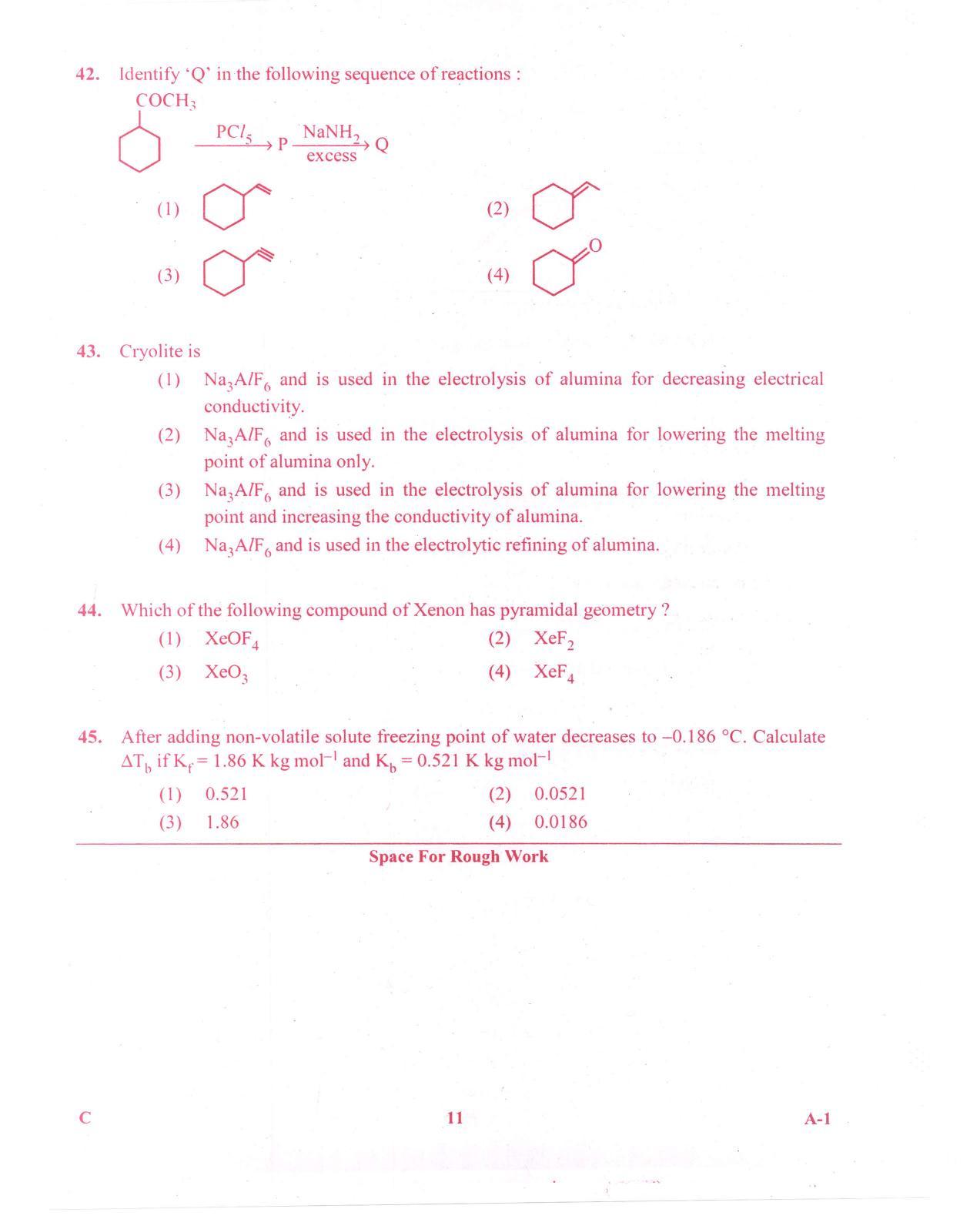 KCET Chemistry 2015 Question Papers - Page 11