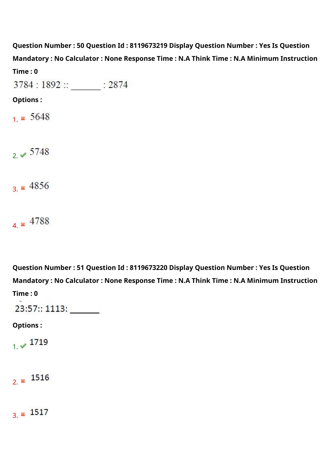 AP ICET 2024 Answer Key (Shift 2)  - Page 43