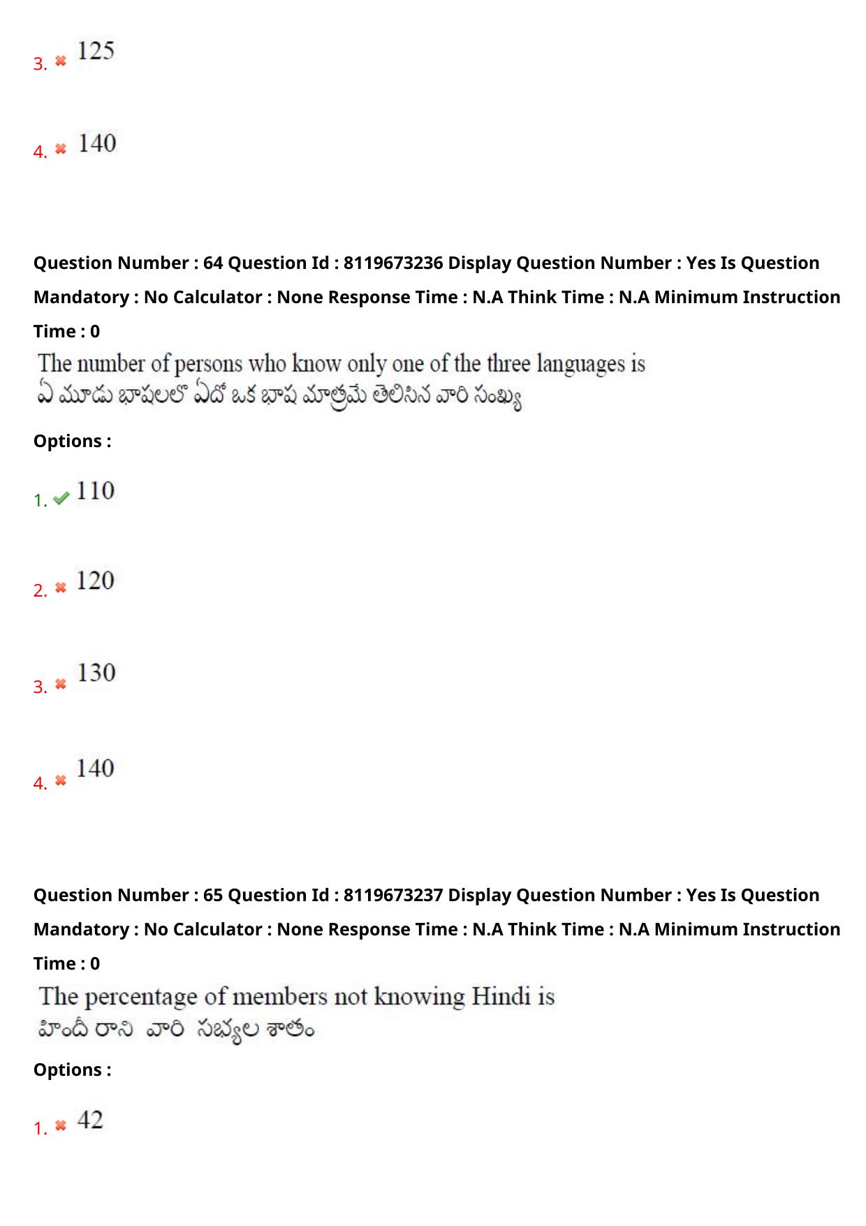 AP ICET 2024 Answer Key (Shift 2)  - Page 53