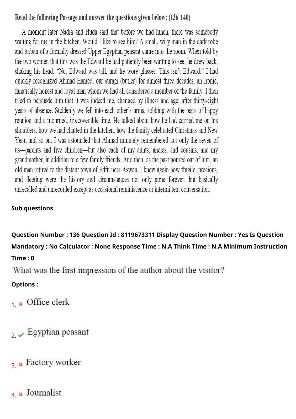 AP ICET 2024 Answer Key (Shift 2)  - Page 97