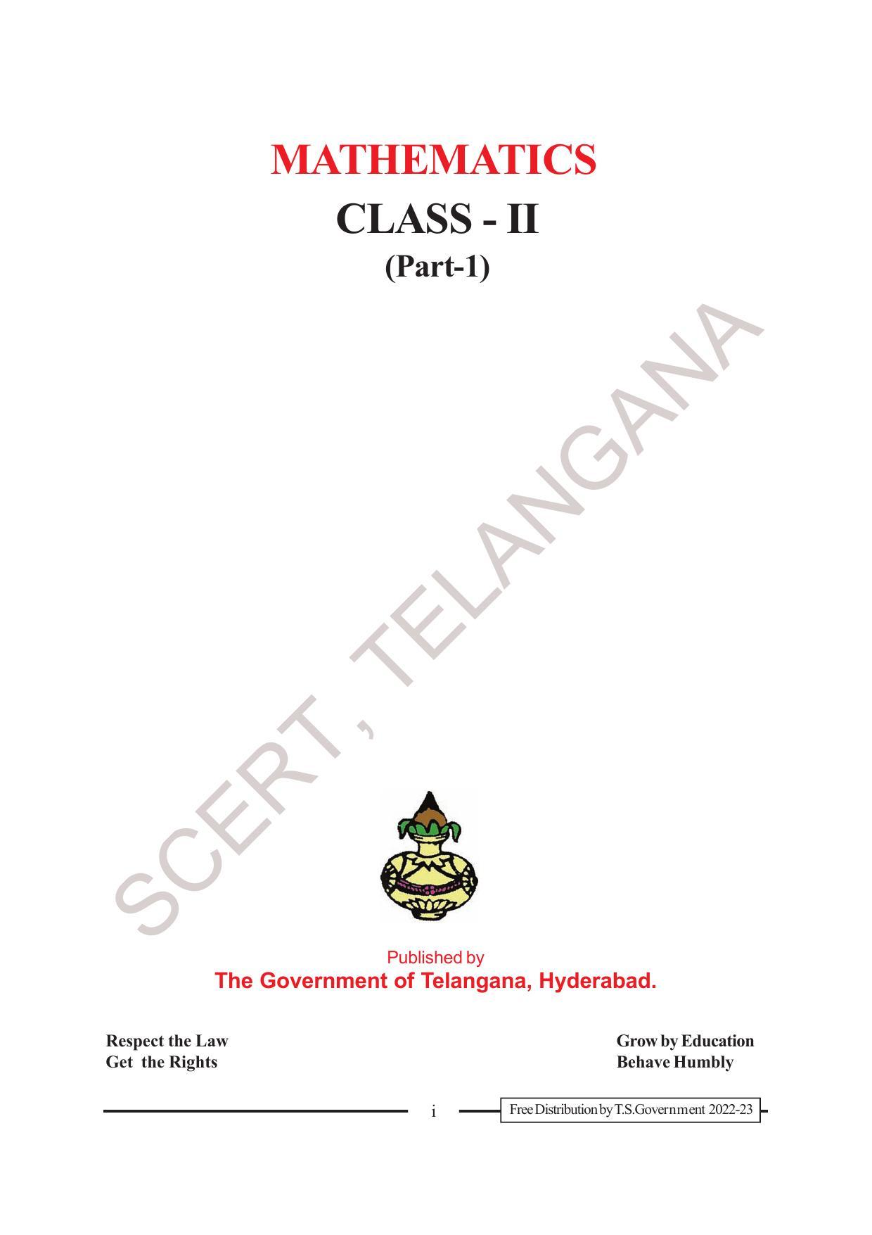 TS SCERT Class 2 Maths Path 1 (Telugu Medium) Text Book - Page 3