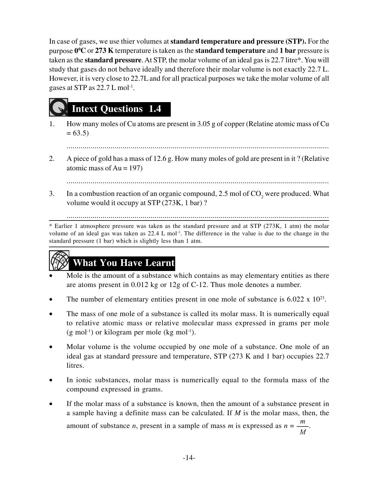 TS SCERT Inter 1st Year Chemistry Vol – I Path 1 (English Medium) Text Book - Page 23