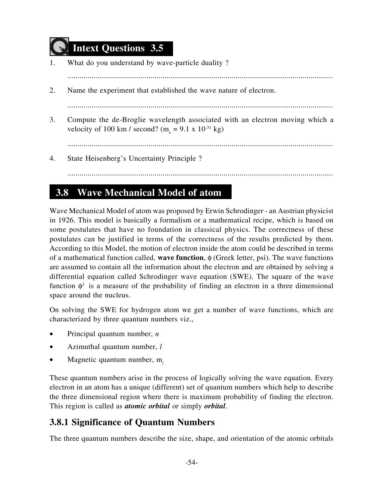 TS SCERT Inter 1st Year Chemistry Vol – I Path 1 (English Medium) Text Book - Page 63