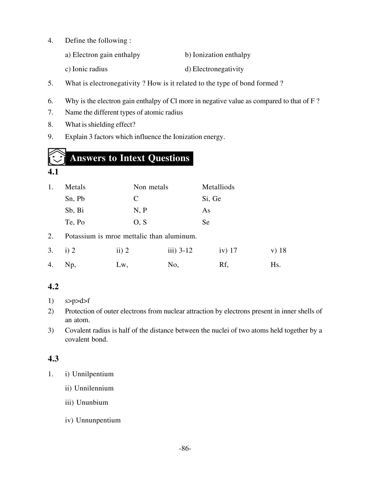 TS SCERT Inter 1st Year Chemistry Vol – I Path 1 (English Medium) Text Book - Page 95