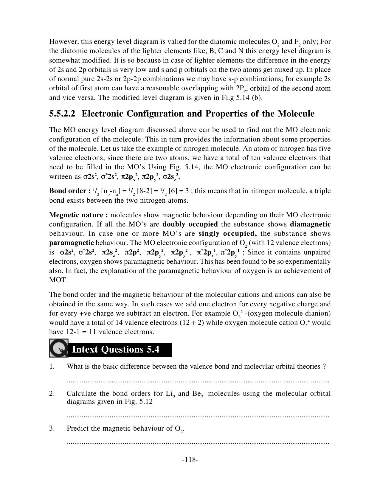 TS SCERT Inter 1st Year Chemistry Vol – I Path 1 (English Medium) Text Book - Page 127