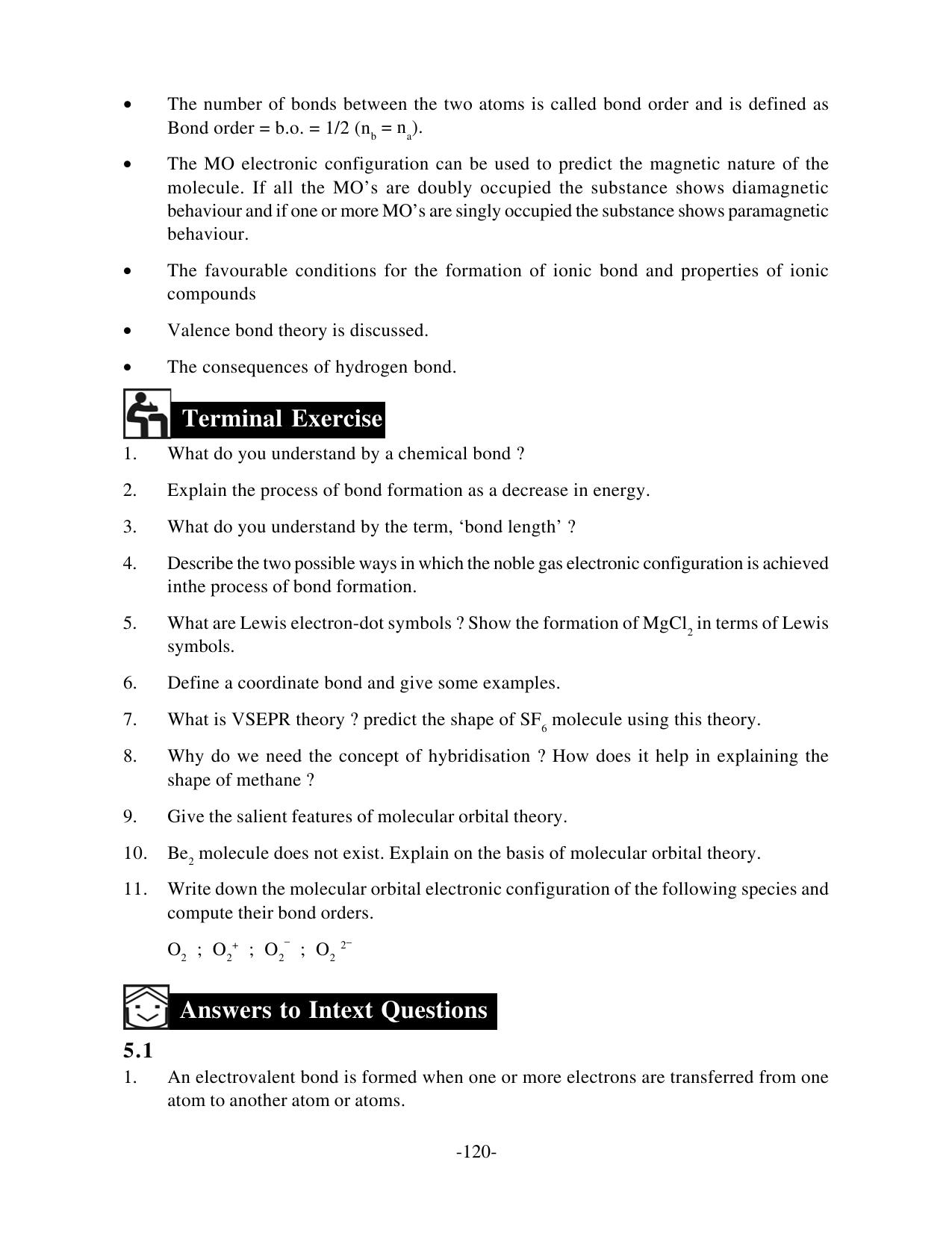 TS SCERT Inter 1st Year Chemistry Vol – I Path 1 (English Medium) Text Book - Page 129
