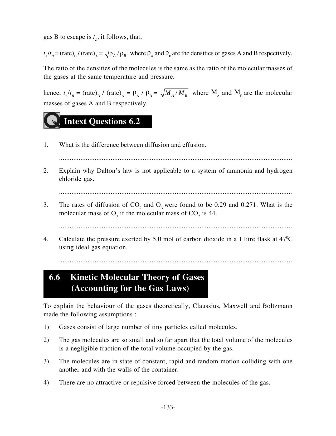 TS SCERT Inter 1st Year Chemistry Vol – I Path 1 (English Medium) Text Book - Page 142
