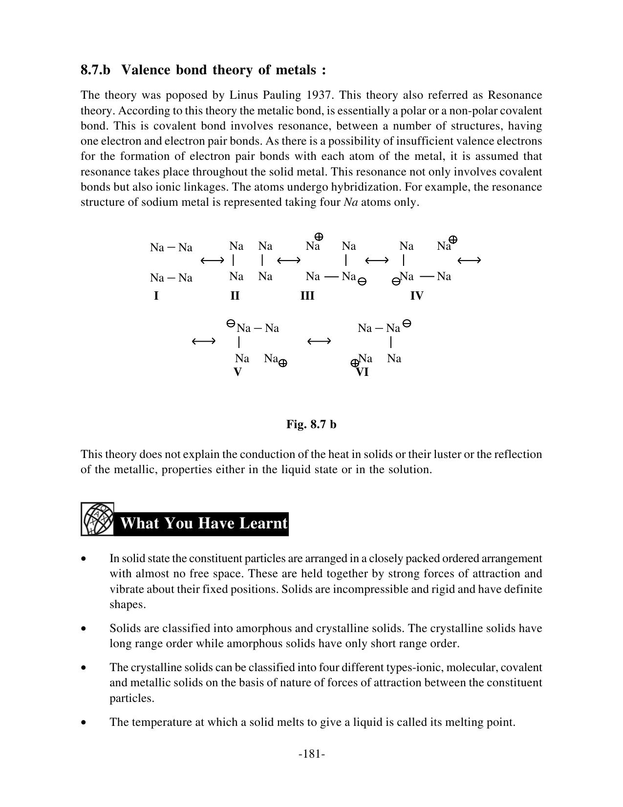 TS SCERT Inter 1st Year Chemistry Vol – I Path 1 (English Medium) Text Book - Page 190