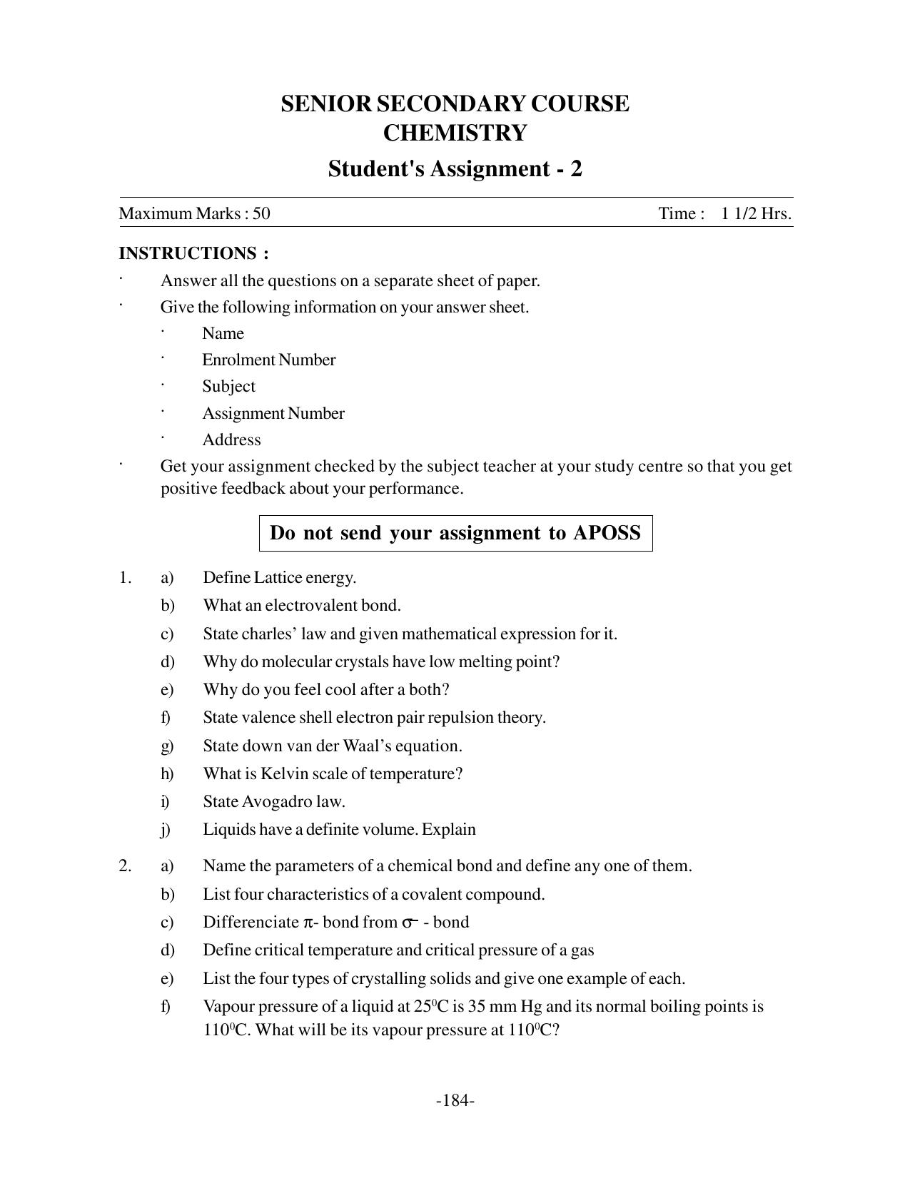 TS SCERT Inter 1st Year Chemistry Vol – I Path 1 (English Medium) Text Book - Page 193