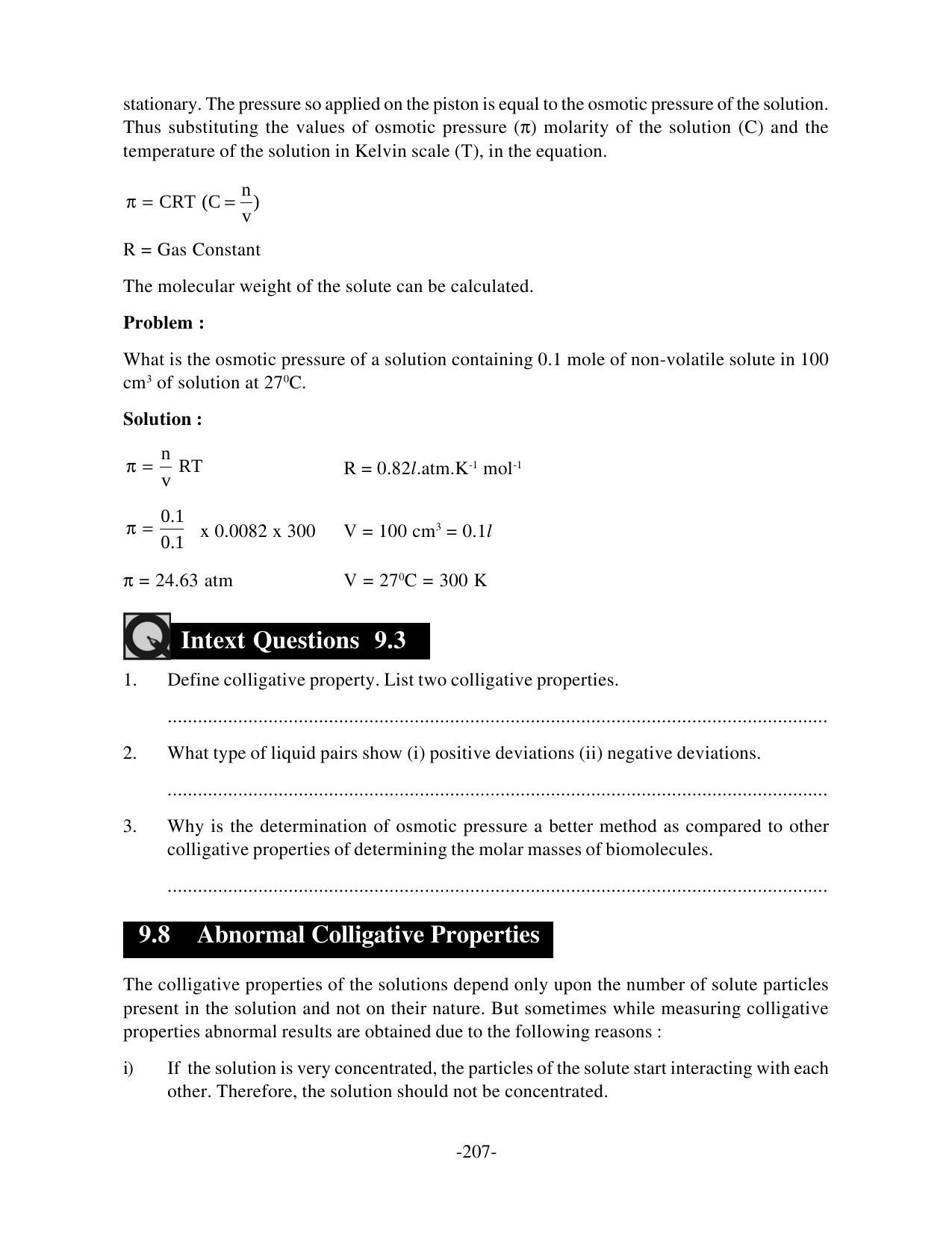 TS SCERT Inter 1st Year Chemistry Vol – I Path 1 (English Medium) Text Book - Page 216