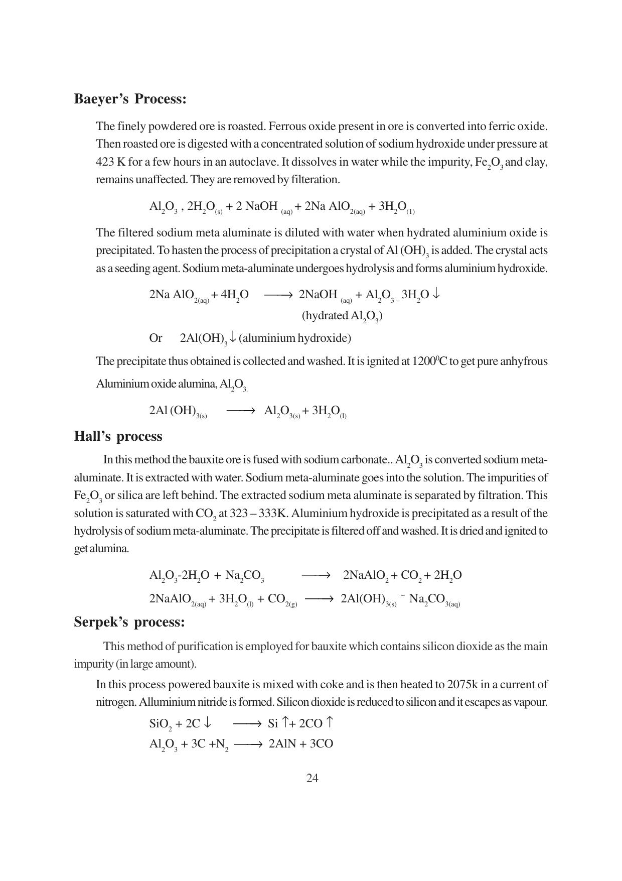 TS SCERT Inter 1st Year Chemistry Vol – I Path 1 (English Medium) Text Book - Page 260