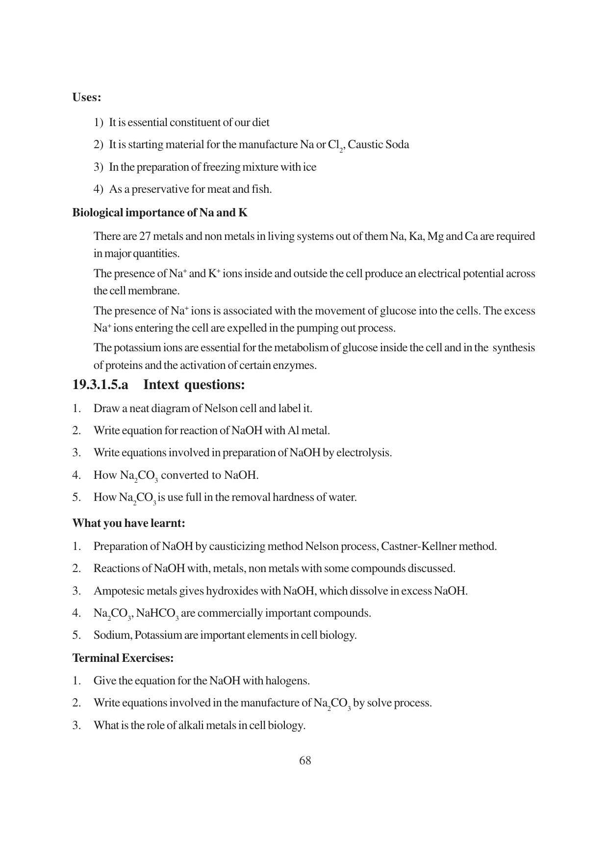 TS SCERT Inter 1st Year Chemistry Vol – I Path 1 (English Medium) Text Book - Page 304