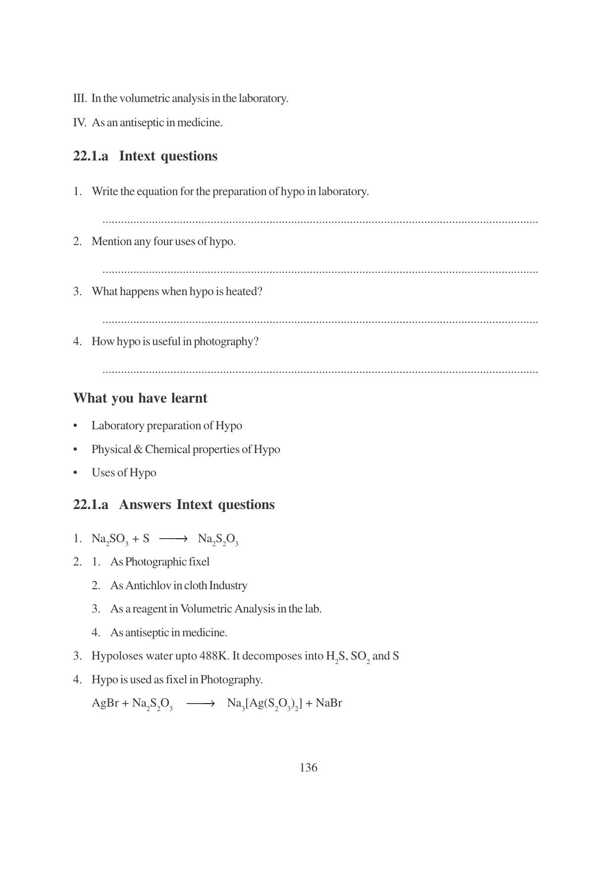 TS SCERT Inter 1st Year Chemistry Vol – I Path 1 (English Medium) Text Book - Page 372