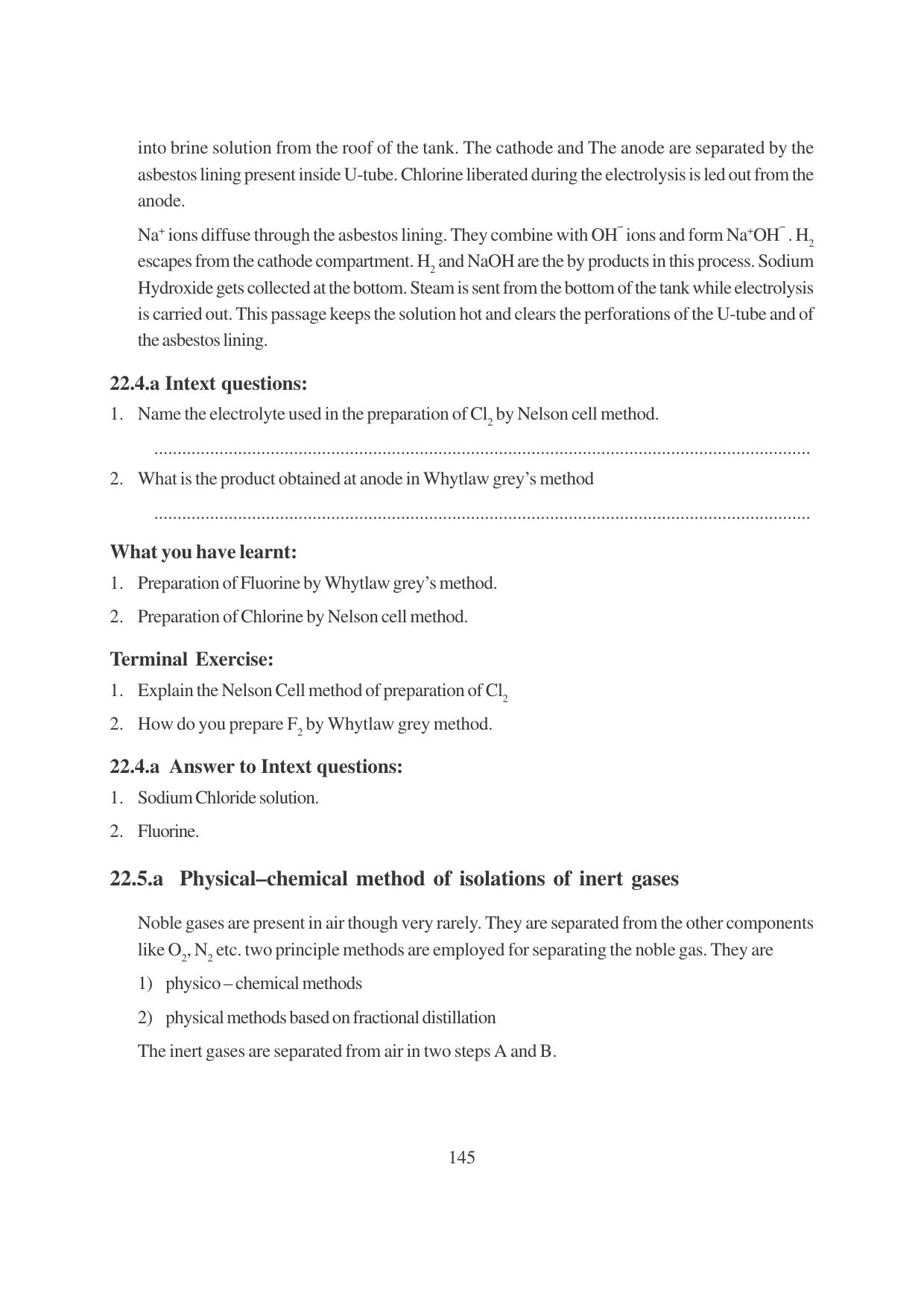 TS SCERT Inter 1st Year Chemistry Vol – I Path 1 (English Medium) Text Book - Page 381
