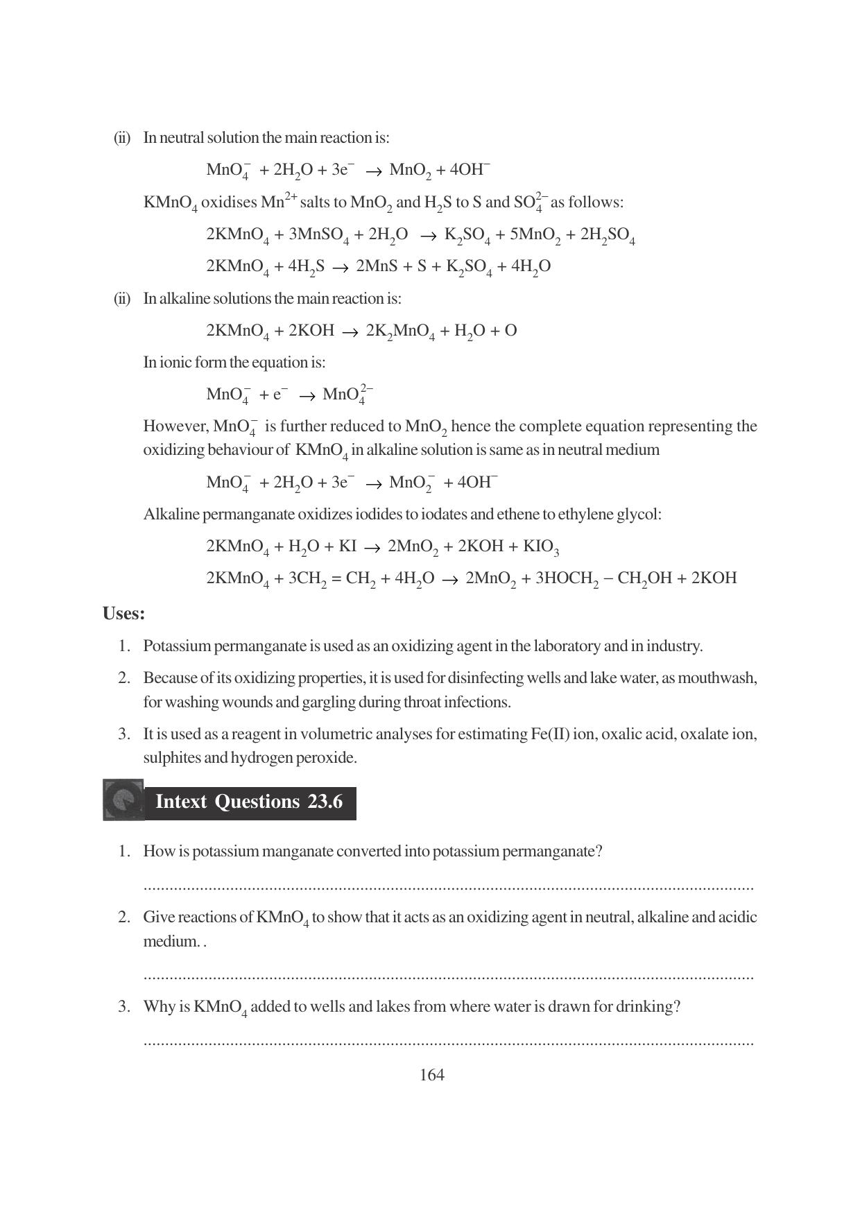 TS SCERT Inter 1st Year Chemistry Vol – I Path 1 (English Medium) Text Book - Page 400