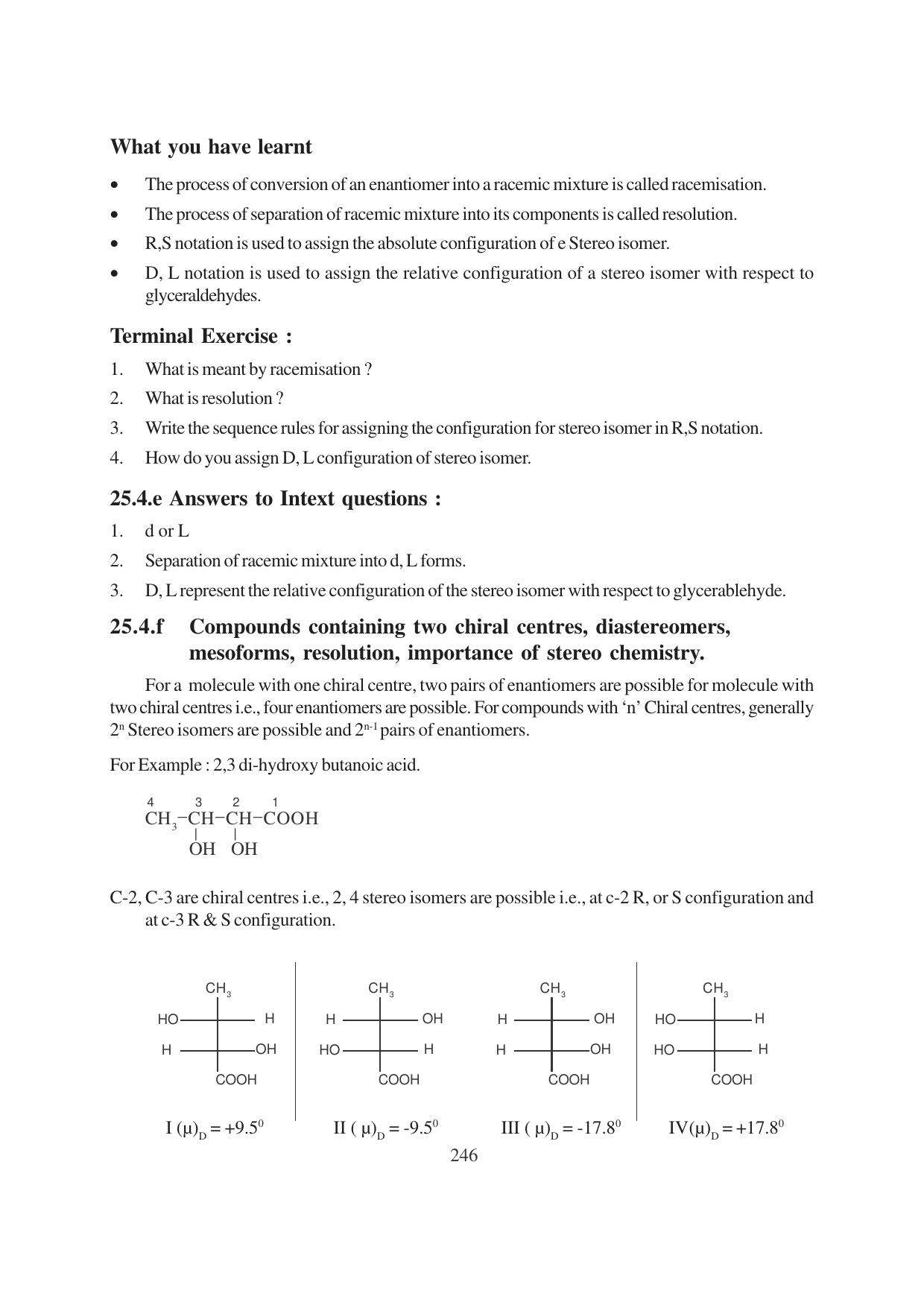 TS SCERT Inter 1st Year Chemistry Vol – I Path 1 (English Medium) Text Book - Page 482