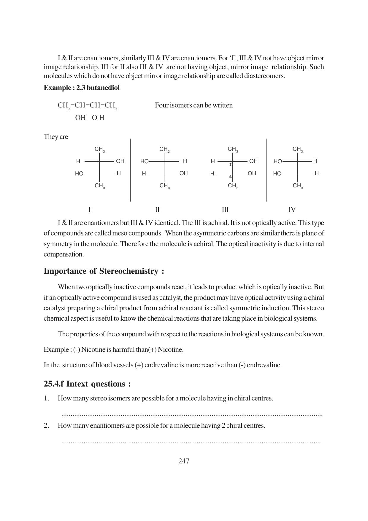 TS SCERT Inter 1st Year Chemistry Vol – I Path 1 (English Medium) Text Book - Page 483